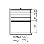 Stół warsztatowy Carbon CSW 17 CCC